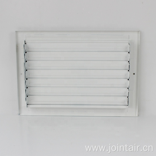 HVAC Steel Heating Wall Air Register with damper